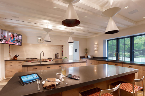 kitchen with home automation